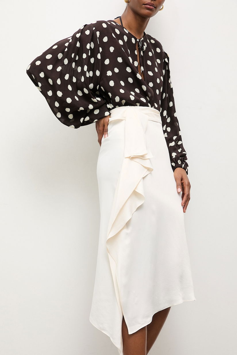 Answear.LAB fustă asimetrică Unscripted Collection