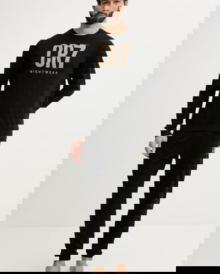 CR7 Cristiano Ronaldo pijama din două piese bărbați din bumbac