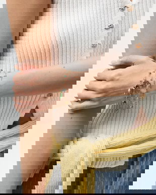 Medicine brățară pentru femei, din piatră naturală de agat