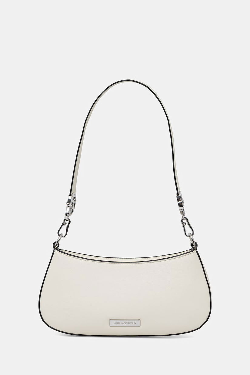 Karl Lagerfeld geantă baguette pentru femei, cu imitație de piele IKON