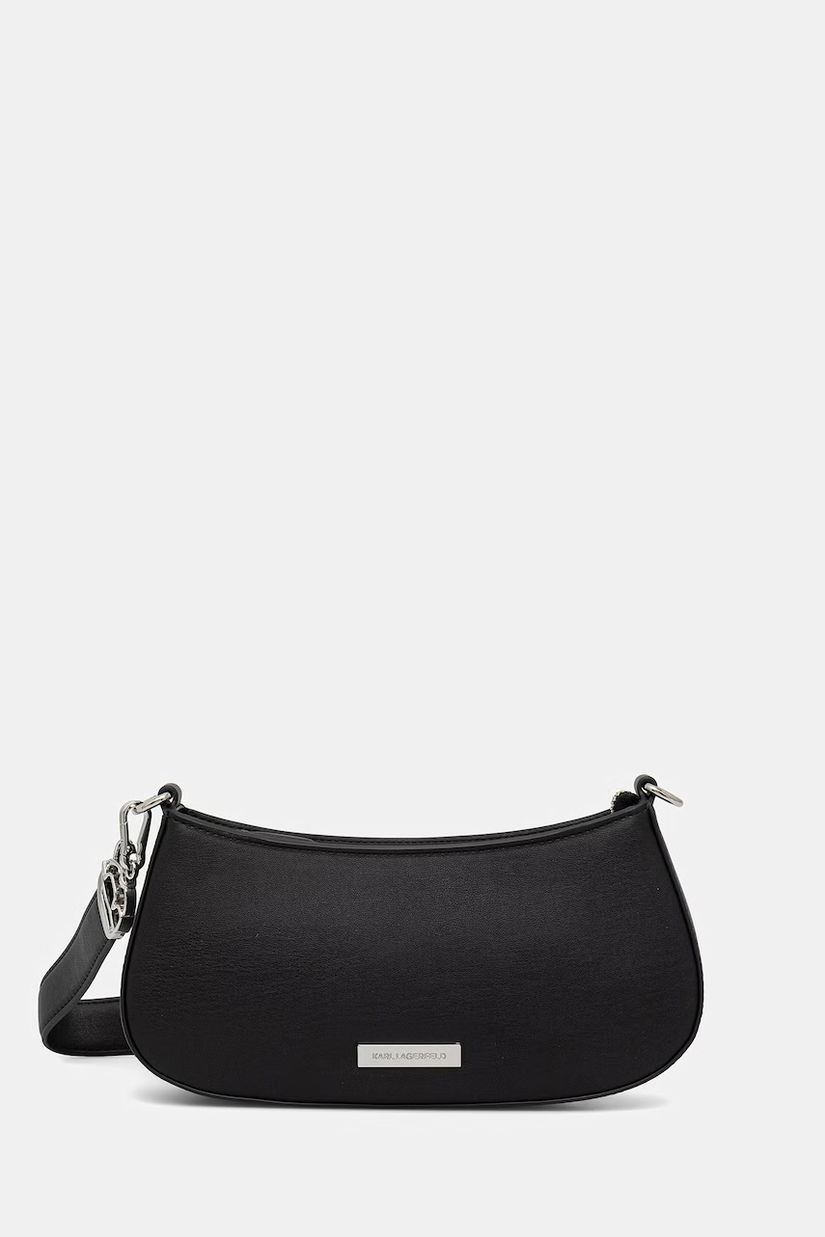 Karl Lagerfeld geantă baguette pentru femei, cu imitație de piele IKON