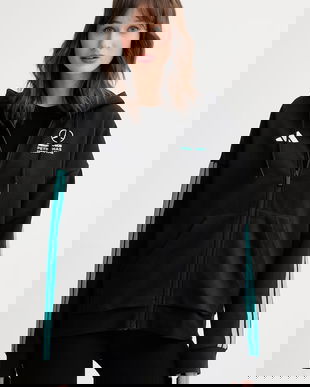 Adidas hanorac cu glugă pentru femei, din amestec de bumbac x Mercedes