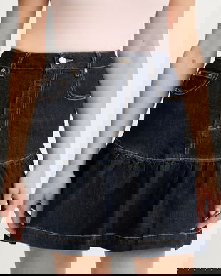 Morgan fustă din denim