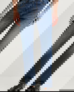 Armani Exchange blugi straight pentru bărbați