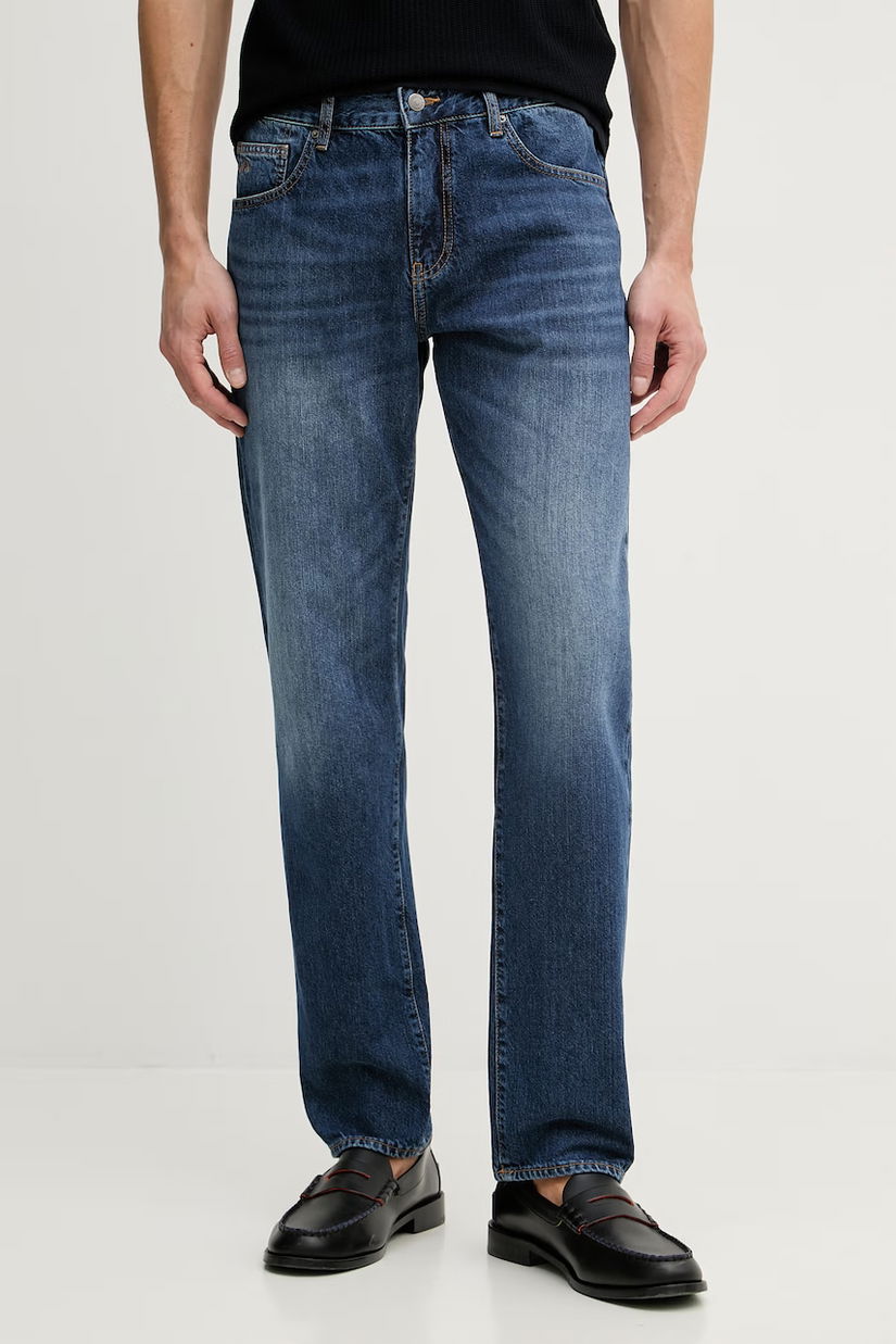 Armani Exchange blugi straight pentru bărbați