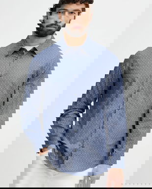 Armani Exchange cămașă pentru bărbați, din bumbac