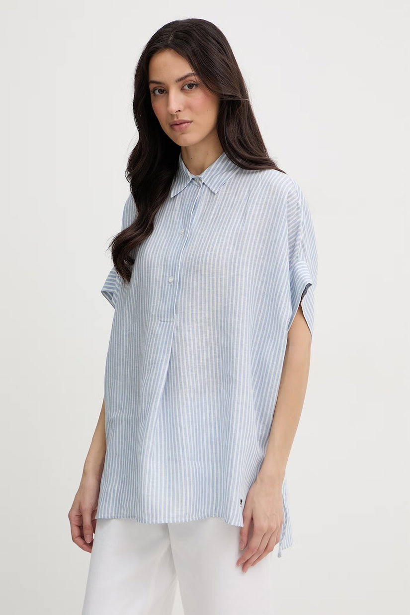 Weekend Max Mara cămașă pentru femei, din in VERVE