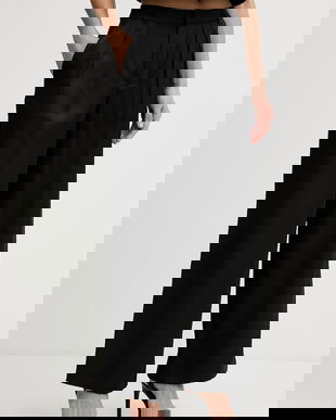 DKNY pantaloni straight pentru femei