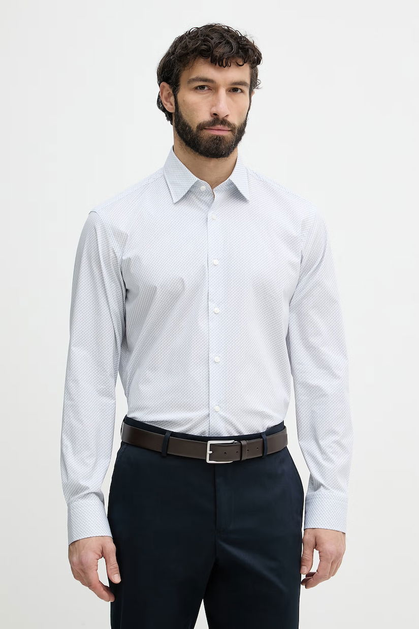 BOSS cămașă pentru bărbați, din bumbac cu elastan JOE