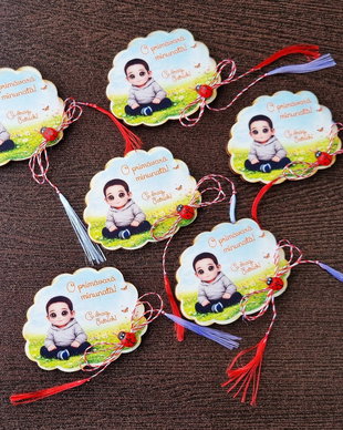 Martisor MAGNETIC Personalizat - Fetita/Baietel