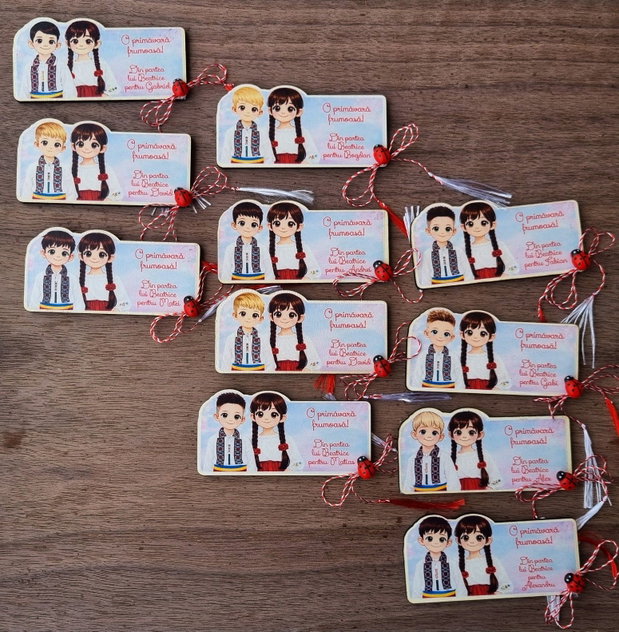 Martisor MAGNETIC Personalizat - Fata/Baiat