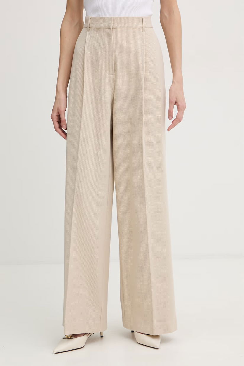 MM by Max Mara pantaloni de pentru femei, din bumbac PANNO
