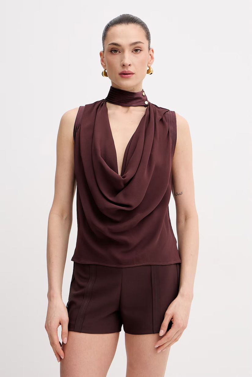 Elisabetta Franchi bluză pentru femei, cu vâscoză