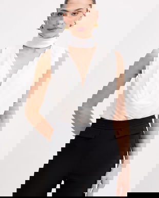 Elisabetta Franchi bluză cu vâscoză