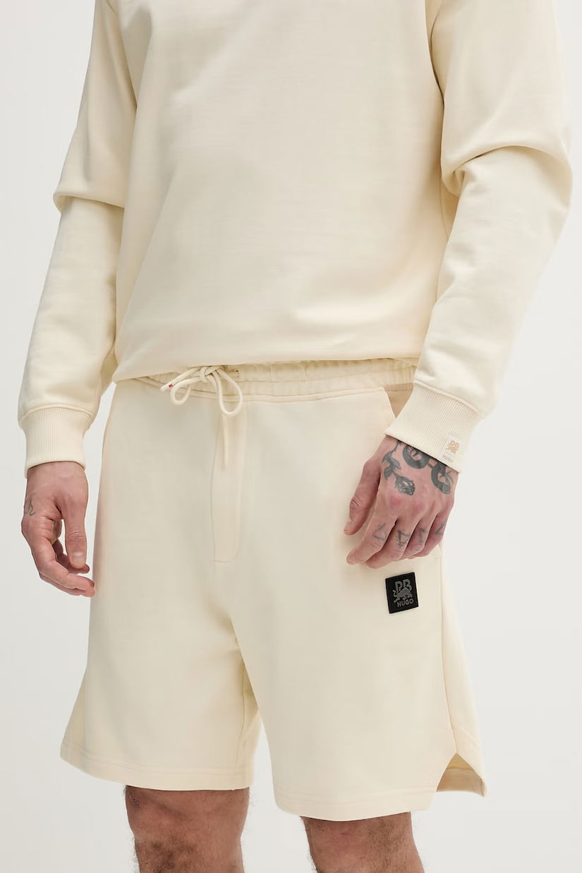 HUGO pantaloni scurți de trening bărbătești din bumbac Despen_RB