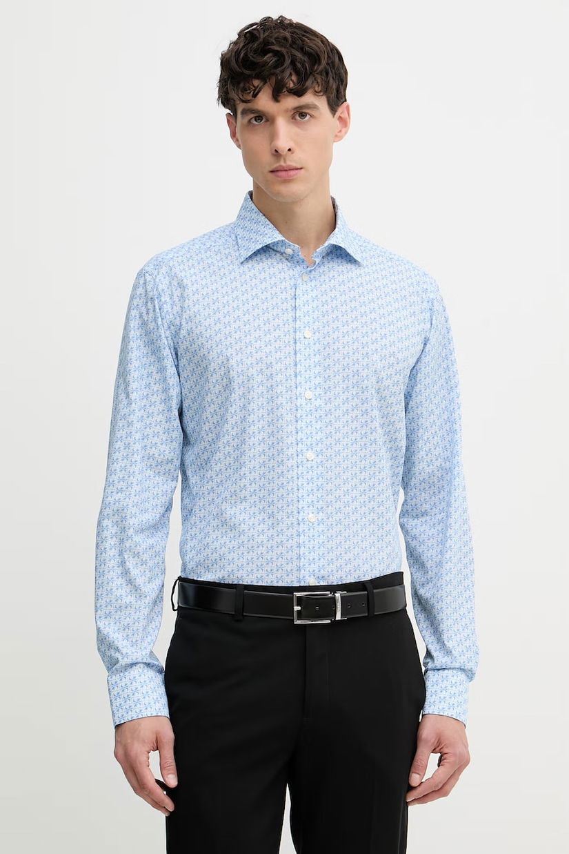 Eton cămașă pentru bărbați, din bumbac