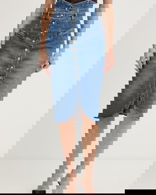 Elisabetta Franchi fustă de denim