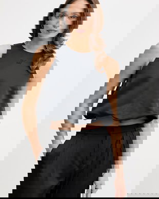 DKNY bluză cu bretele pentru femei