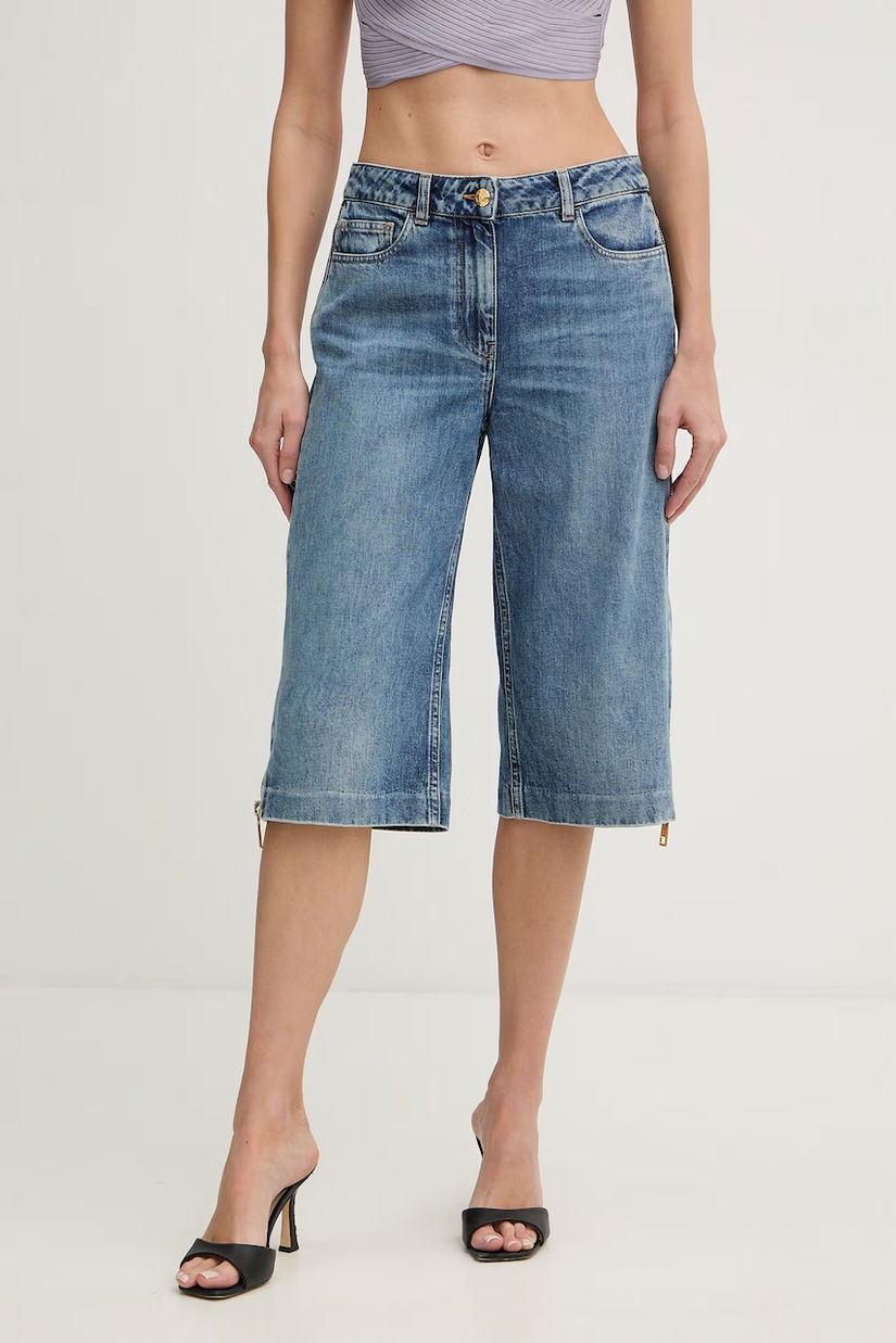 Elisabetta Franchi bermude pentru femei, din denim