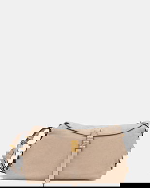 Pinko geantă de pentru femei piele întoarsă Horizontal