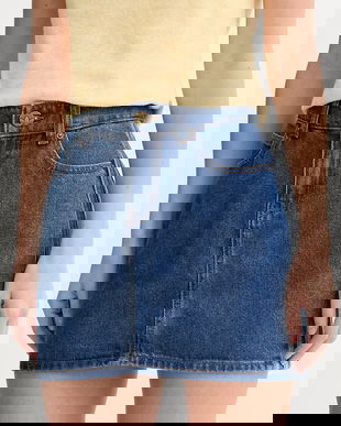 adidas Originals fustă din denim