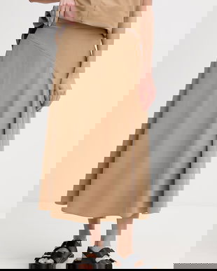 Weekend Max Mara fustă de bumbac ZATTERA