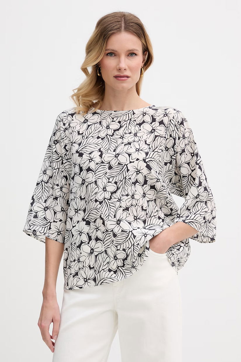 Weekend Max Mara bluză pentru femei, din mătase GINNICO