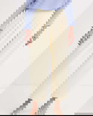 Max&Co. pantaloni straight pentru femei MCOACANTO