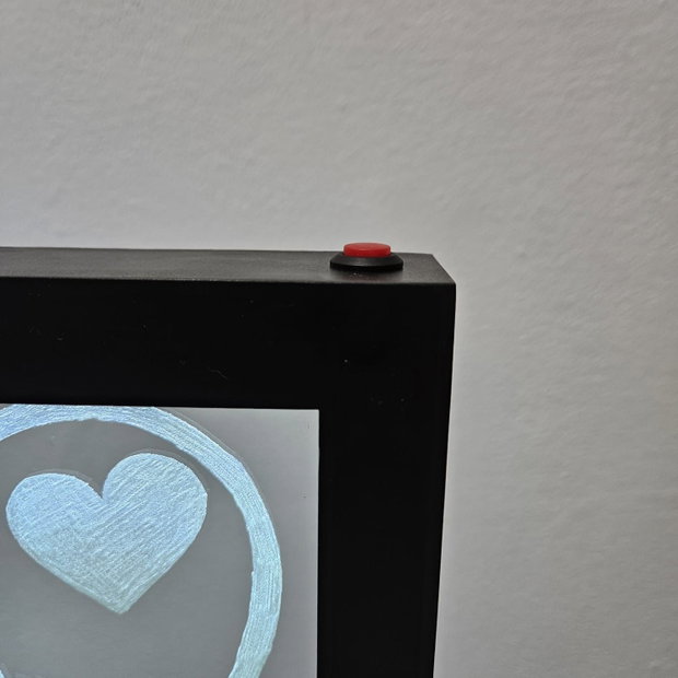Lampă LED Personalizată  - La Mulți Ani - MAMA de BAIAT - Gravata Manual