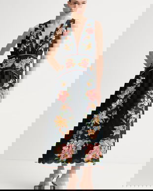 Farm Rio rochie de vară de in