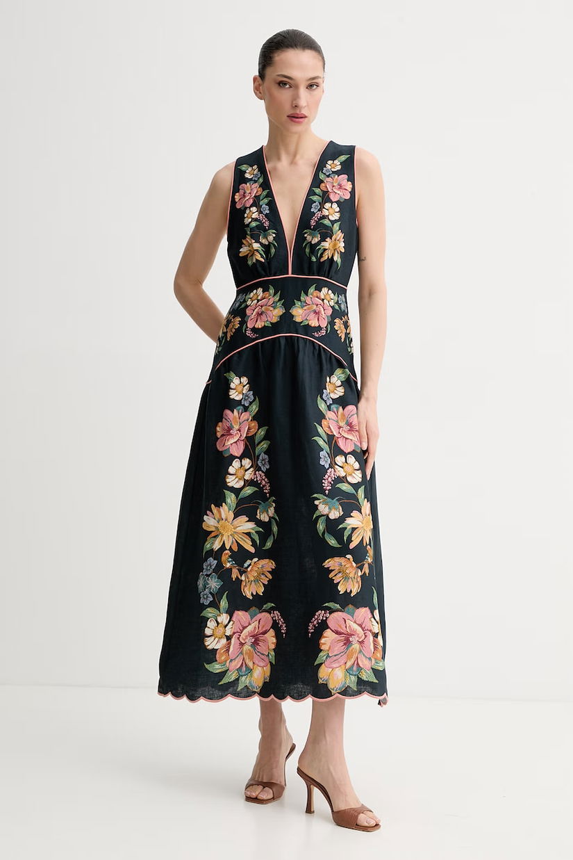 Farm Rio rochie de vară de in