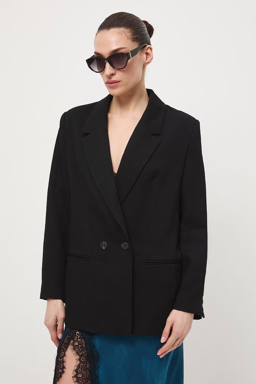 Medicine sacou cu două rânduri de nasturi pentru femei