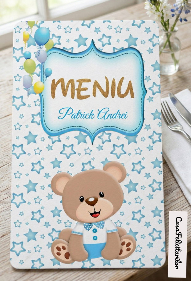 Meniu botez Ursuleț