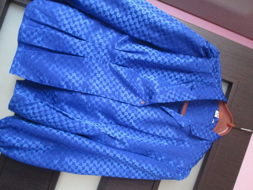 camasa albastra eleganta dame 38