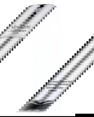 Ser, Estee Lauder, Re-Nutriv - Ultimate Radiant White Brightening Youth, Extract de tuberoză albă, Hidratează/Nutrește/&Icirc;ntărește &amp; Strălucire, Zi, 30 ml