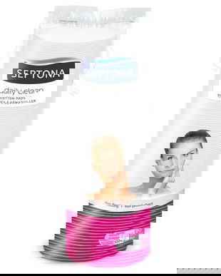 SHORT LIFE - Dischete Demachiante din Bumbac - Septona Daily Clean Cotton Pads, 80 buc