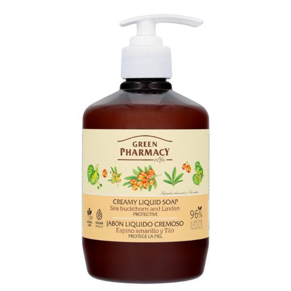 SHORT LIFE - Sapun Lichid cu Extracte de Catina si Tei Zelenaya Apteka, 460ml