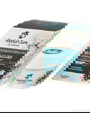 SHORT LIFE - Crema Hidratanta cu Alge Albastre si Apa Termala - Farmona Herbal Care Blue Algae with Thermal Water Moisturizing Cream Gel, 50 ml