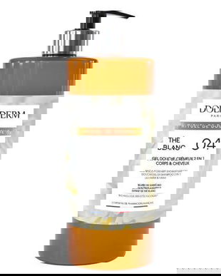 SHORT LIFE - Gel de Dus si Sampon Cremos 2in1 cu Extract de Ceai Alb - Doliderm The Blanc 04 Gel Douche Cremeux 2en1, 1000 ml