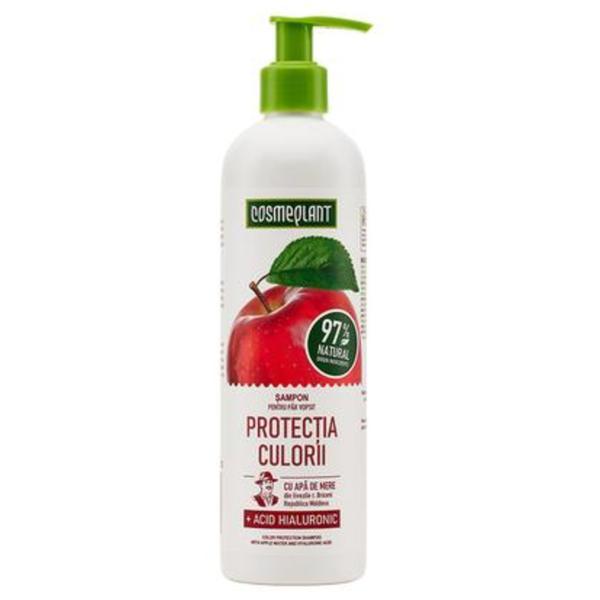 Sampon „Protectia culorii” 400 ml cu apa de mere si acid hialuronic, 400 ml