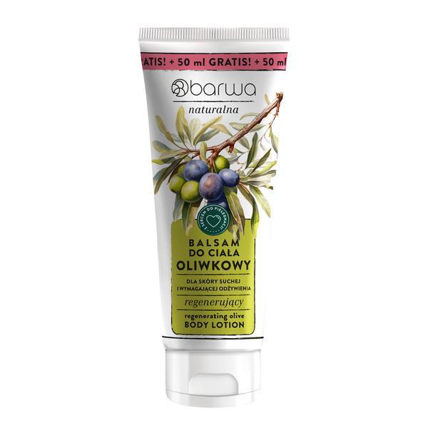 Balsam de corp regenerant cu ulei de masline Barwa Cosmetics 250 ml (200 ml + 50 ml Gratis)