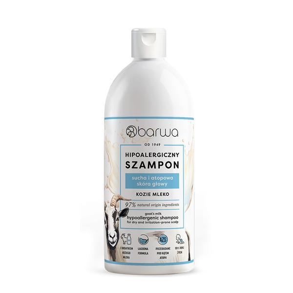 Sampon hipoalergenic cu lapte de capra Barwa Cosmetics, 400 ml