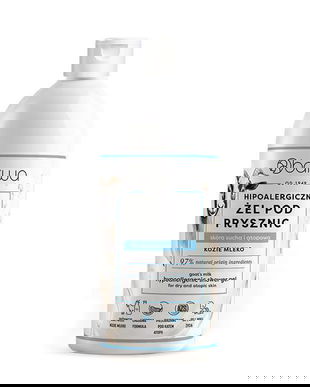 Gel de dus hipoalergenic cu lapte de capra Barwa Cosmetics 400 ml