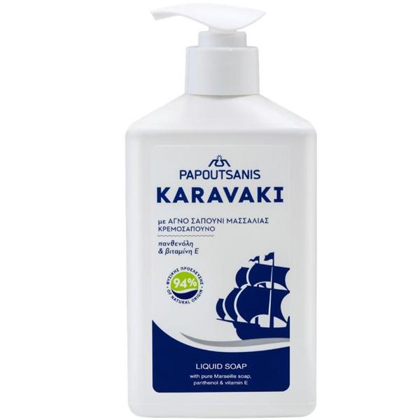 Sapun Lichid Clasic cu Sapun de Marsilia - Karavaki Liquid Soap With Pure Marseille Soap, 330 ml