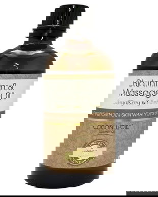 Ulei masaj si lubrifiant comestibil cuisoare si scortisoara Coconut Oil 80 ml