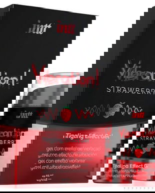 Gel lubrifiant Intt Vibration aroma capsuni 15 ml