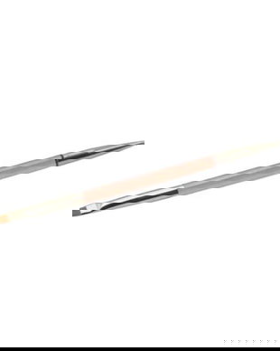 Pensulă pentru decor unghii dublă, Global Fashion (scurtă 9 mm, ovală 8 mm)