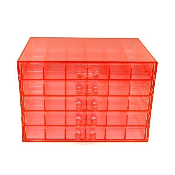 Organizator pentru depozitarea cosmeticelor, roz