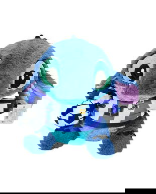 Jucarie Plus Stitch Fotbal 2026 tricou albastru, 20 cm