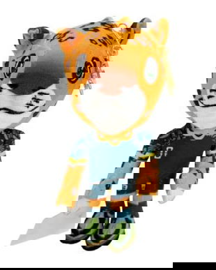 Breloc Mascota Tigru Fifa World Cup 2026, 18 cm